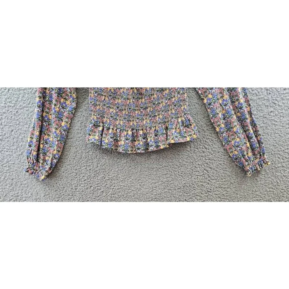 Polo Ralph Lauren Floral Smocked Top and Skirt Set Girls' L (12-14) Multi PullOn